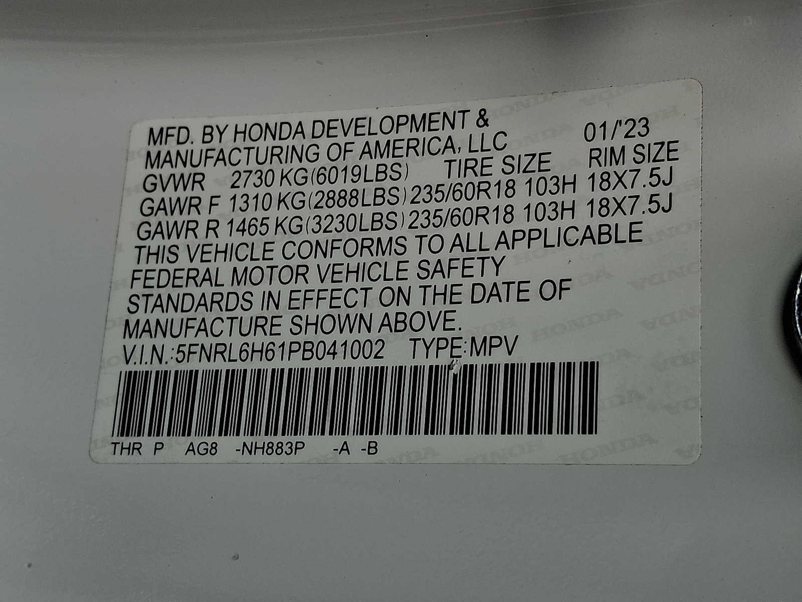 Used 2023 Honda Odyssey EX-L image 26