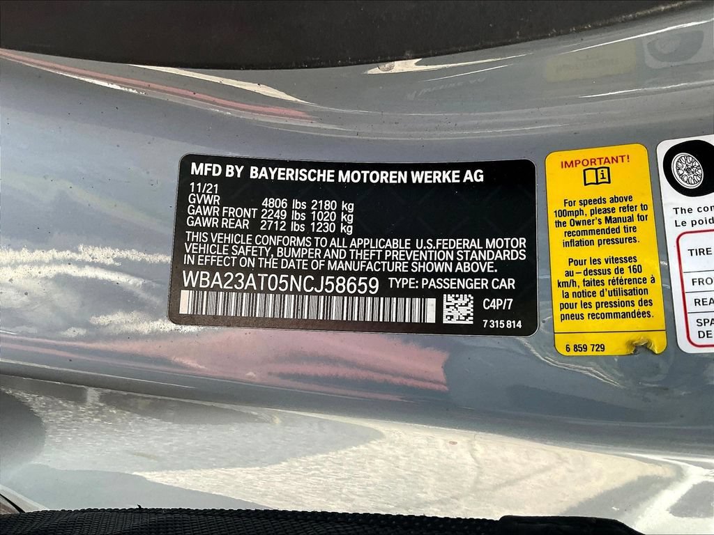 Used 2022 BMW 430i Convertible w/ M Sport Package RWD image 16