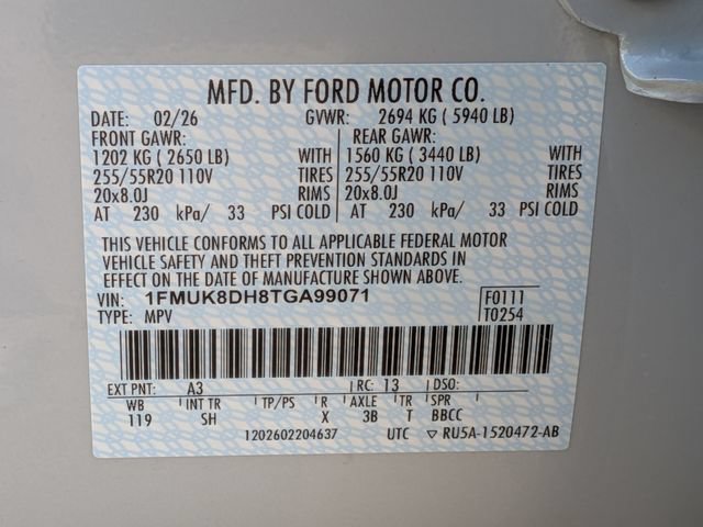 New 2026 Ford Explorer Active w/ Active Comfort Package AWD/4WD image 36