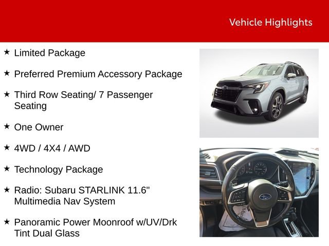Used 2023 Subaru Ascent Limited w/ Technology Package image 9