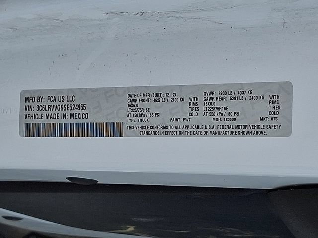 Used 2025 RAM ProMaster 2500 w/ U-Haul Equipment Group FWD image 29