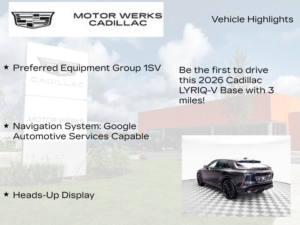 New 2026 Cadillac Lyriq V w/ LPO, Red Accent Package image 13