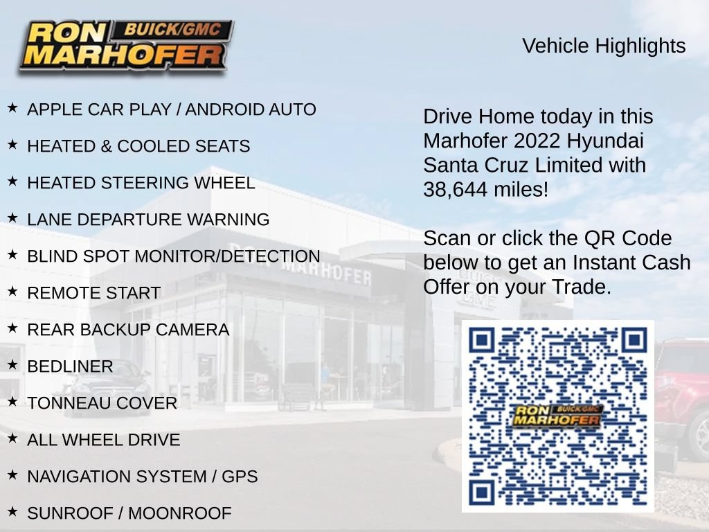 Used 2022 Hyundai Santa Cruz Limited AWD/4WD image 15