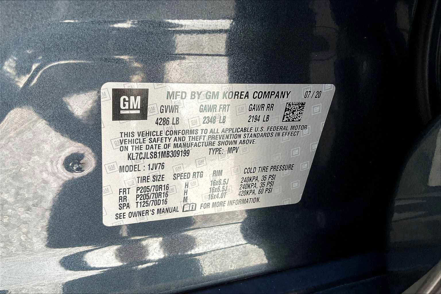 Certified 2021 Chevrolet Trax LT w/ Driver Confidence Package image 29