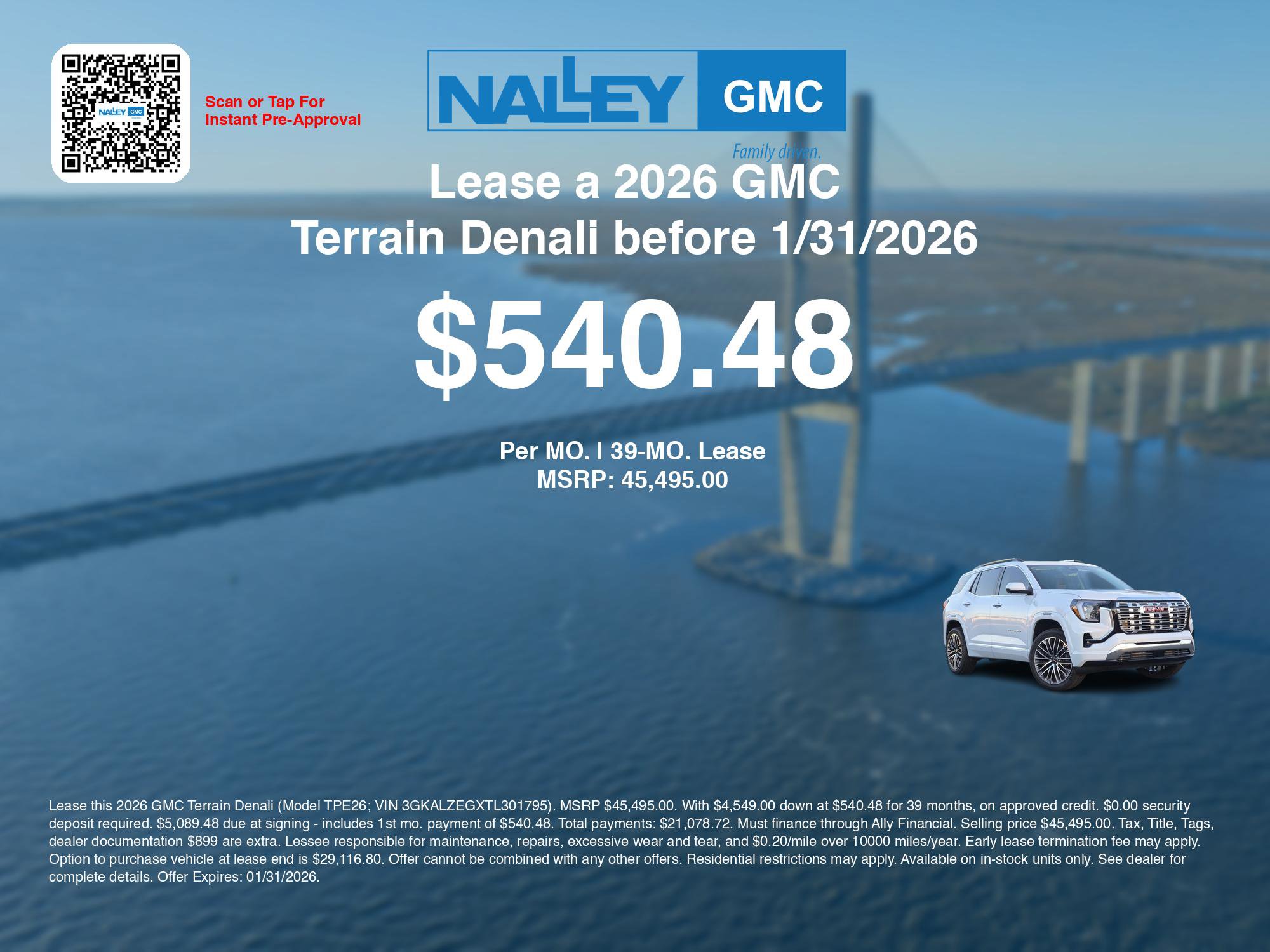 New 2026 GMC Terrain Denali image 3