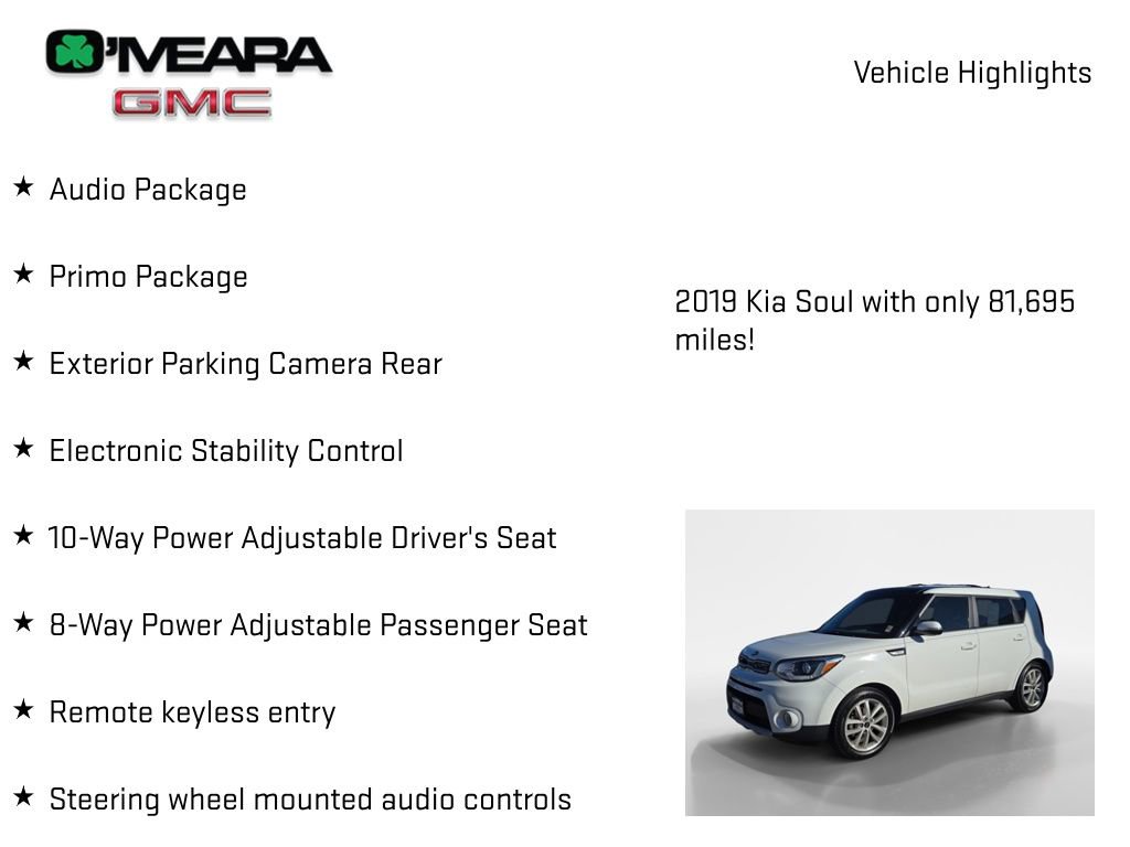 Used 2019 Kia Soul + w/ Primo Package image 8