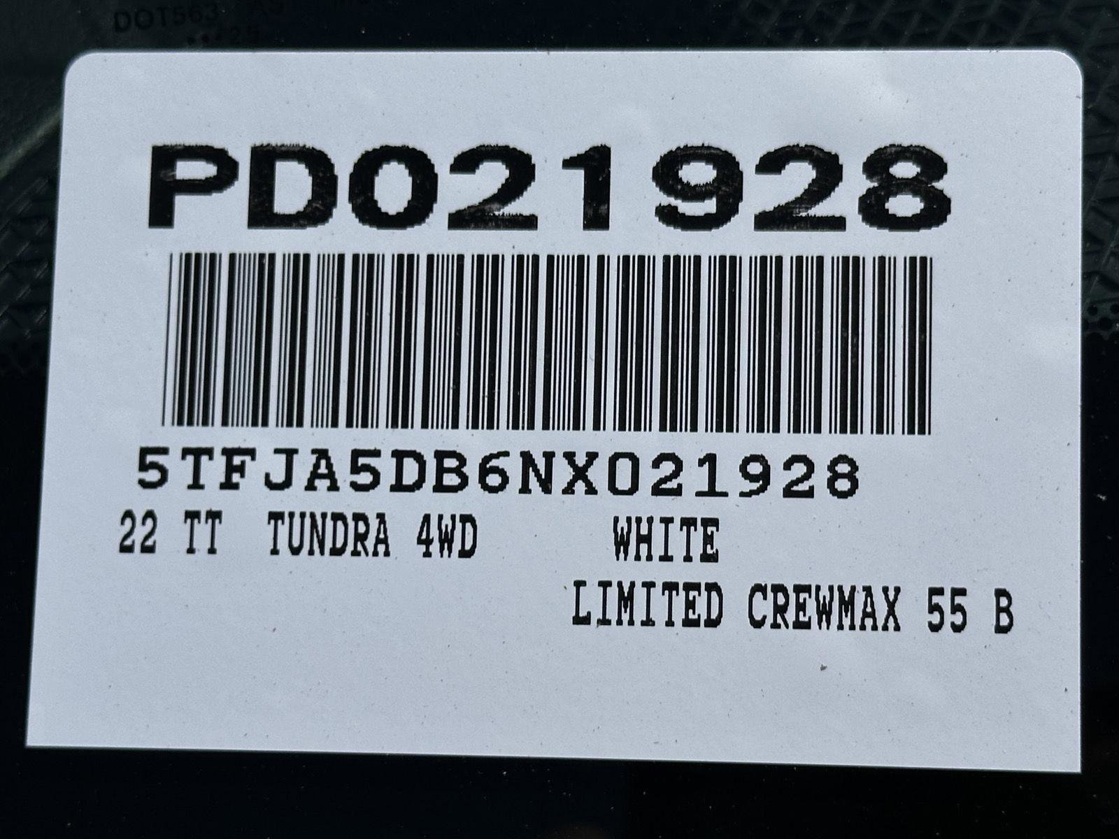 Used 2022 Toyota Tundra Limited w/ TRD Off-Road Package AWD/4WD image 54