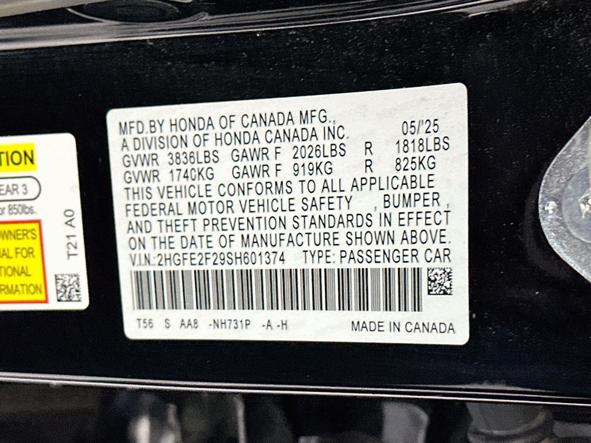 Used 2025 Honda Civic LX image 12