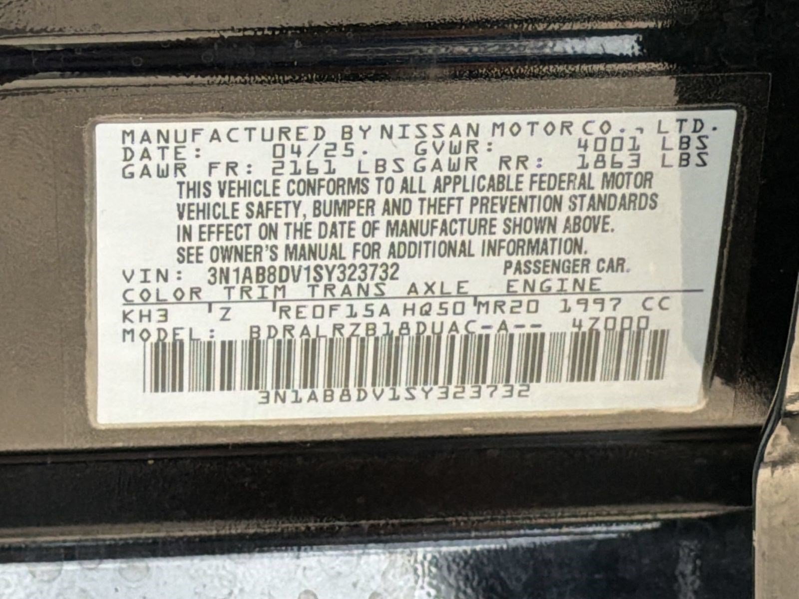 Used 2025 Nissan Sentra SR w/ Midnight Edition FWD image 24