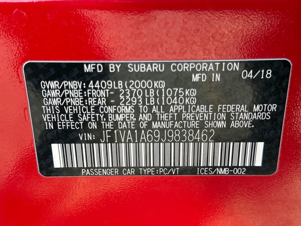 Used 2018 Subaru WRX image 24