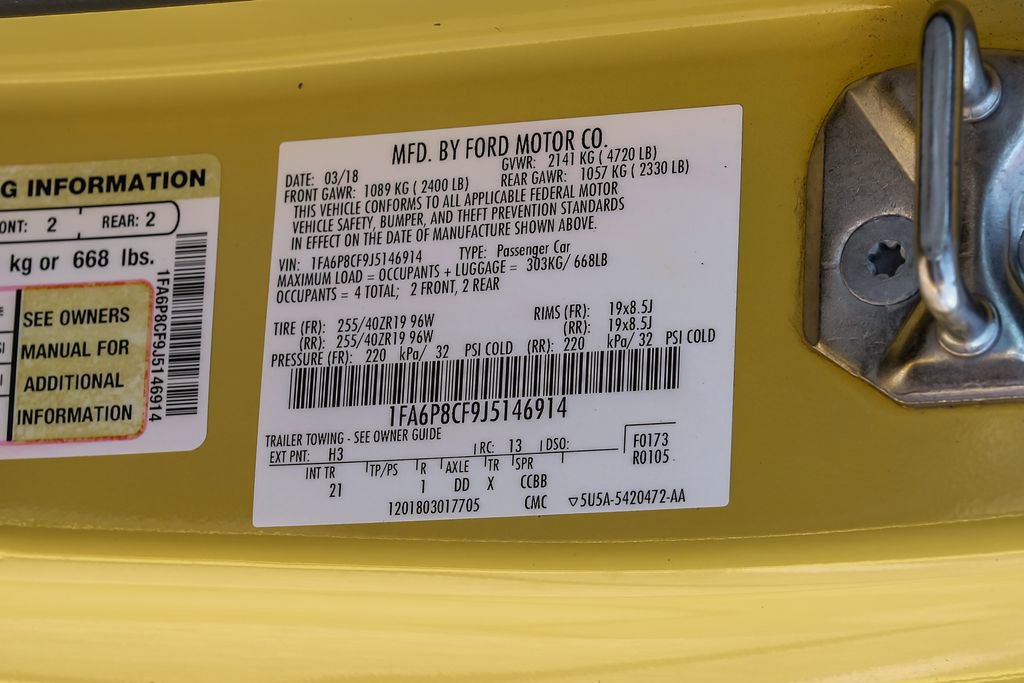 Used 2018 Ford Mustang GT w/ Black Accent Pkg image 42