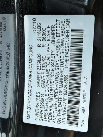 Used 2018 Honda Accord LX image 22