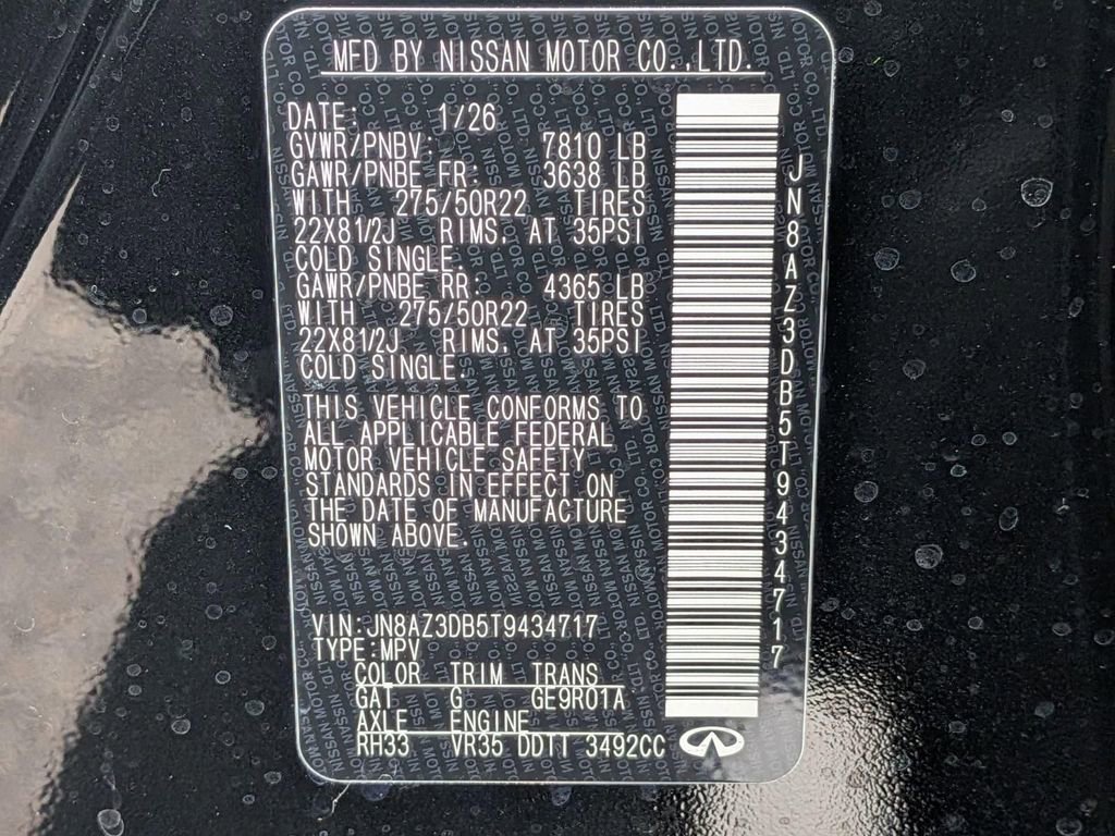 New 2026 INFINITI QX80 4WD w/ Sport Exterior Package image 35