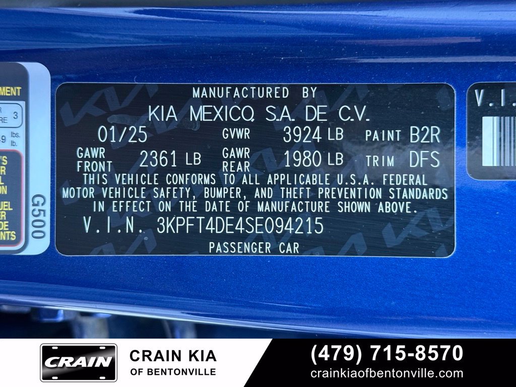Certified 2025 Kia K4 FWD image 34
