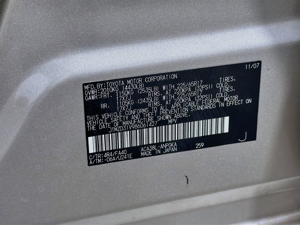 Used 2008 Toyota RAV4 Limited FWD image 30