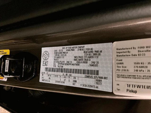 Certified 2023 Ford F150 Lariat w/ Equipment Group 502A High AWD/4WD image 34