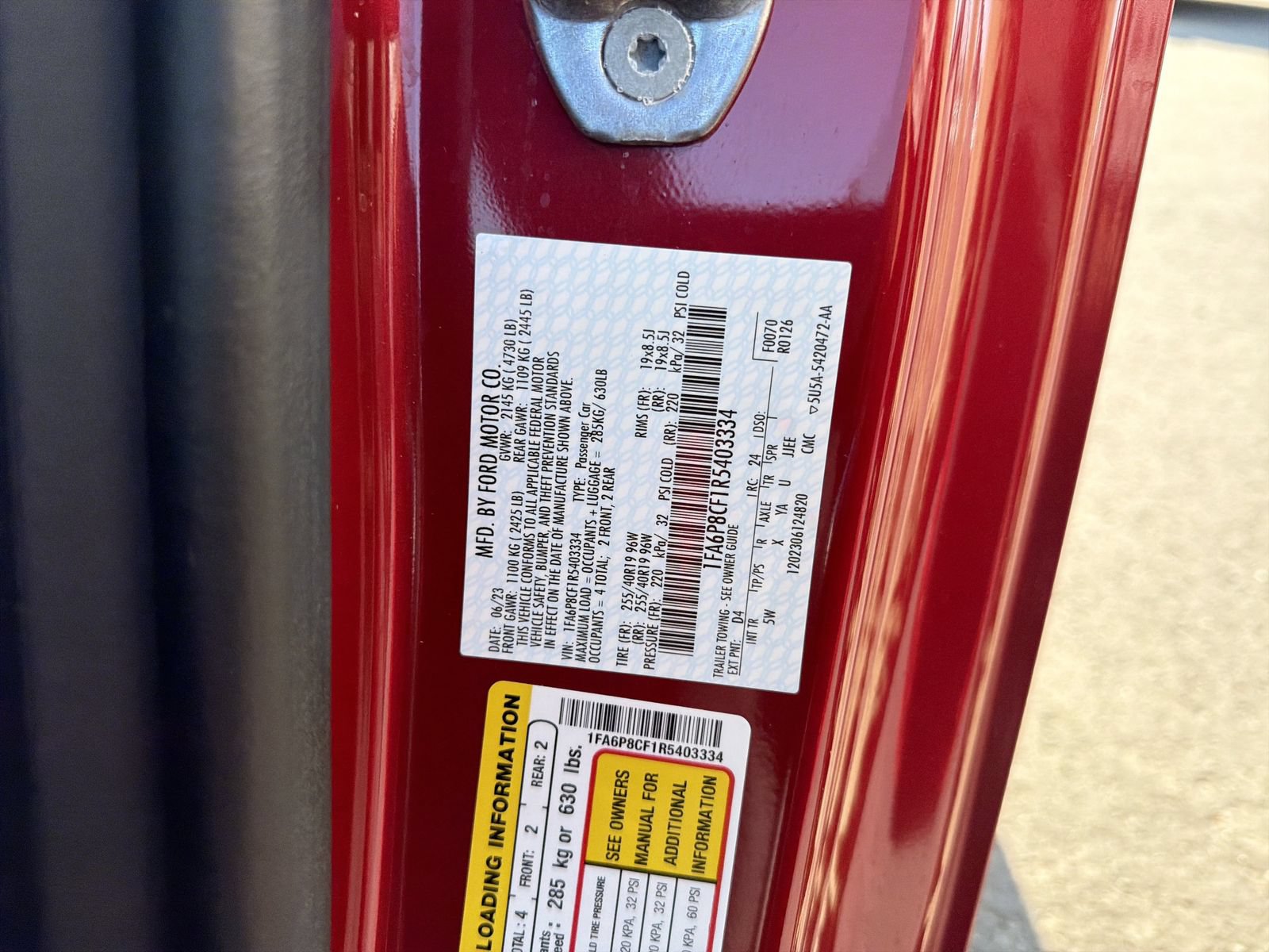 Used 2024 Ford Mustang GT Premium RWD image 30