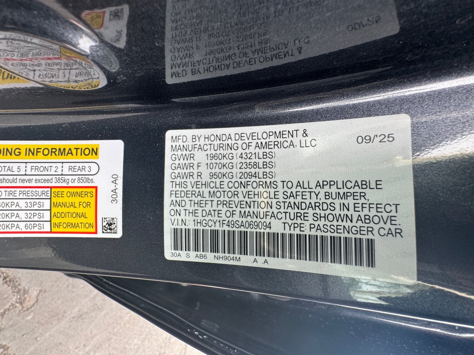 Used 2025 Honda Accord SE image 19