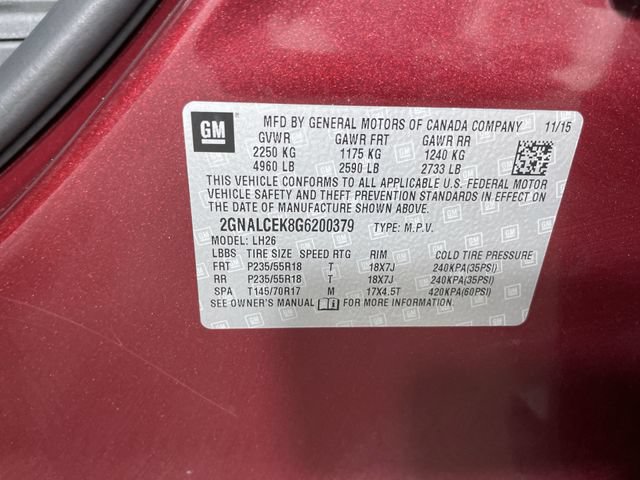 Used 2016 Chevrolet Equinox LT w/ Convenience Package FWD image 48