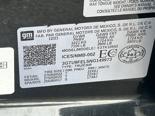 Used 2022 GMC Sierra 1500 Denali w/ Denali Reserve Package AWD/4WD image 40