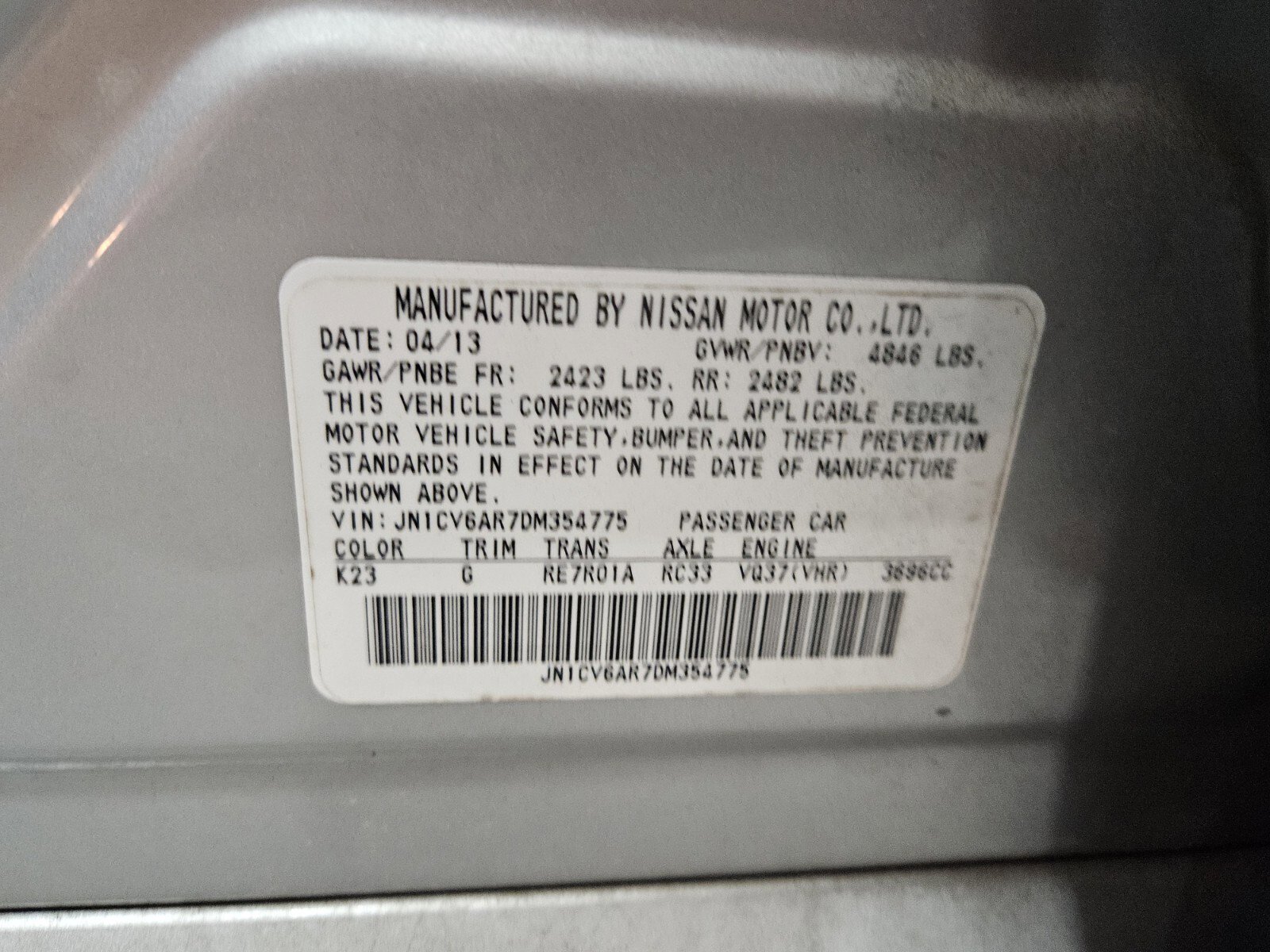 Used 2013 INFINITI G37 x w/ Premium Pkg image 18