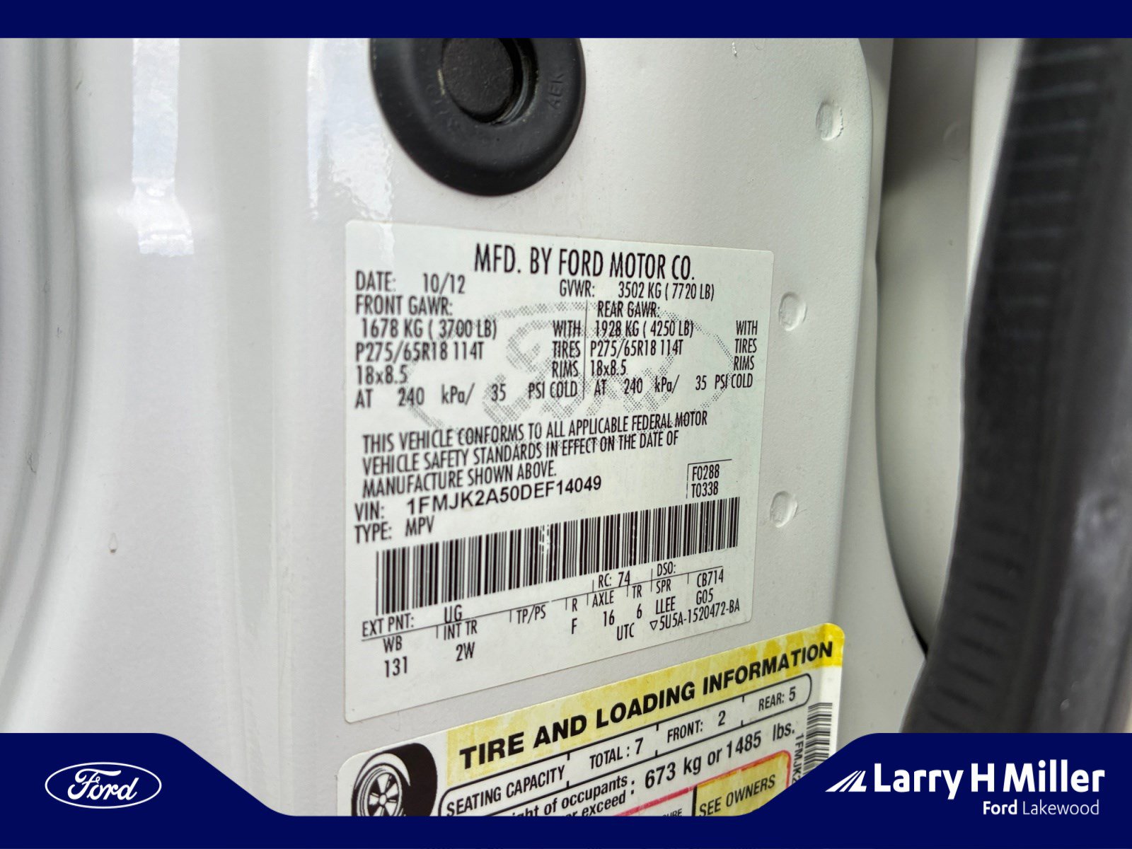 Used 2013 Ford Expedition EL Limited image 25