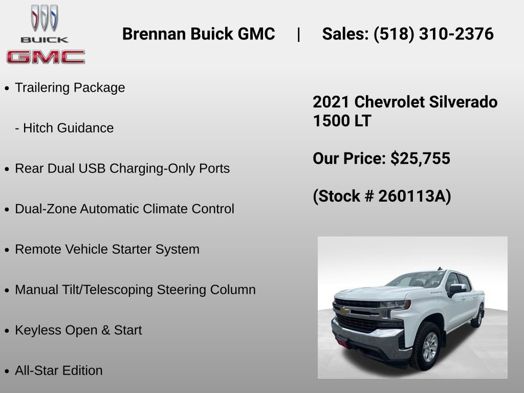 Certified 2021 Chevrolet Silverado 1500 LT AWD/4WD image 18