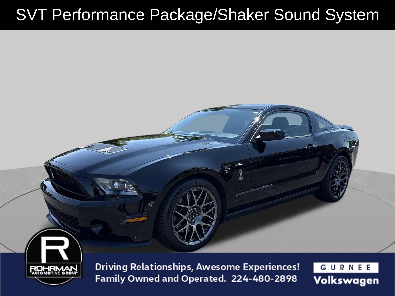 Used 2011 Ford Mustang Shelby GT500 w/ SVT Performance Pkg RWD image 1