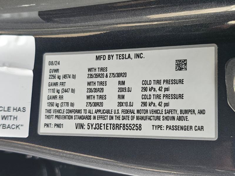 Used 2024 Tesla Model 3 Performance AWD/4WD image 37
