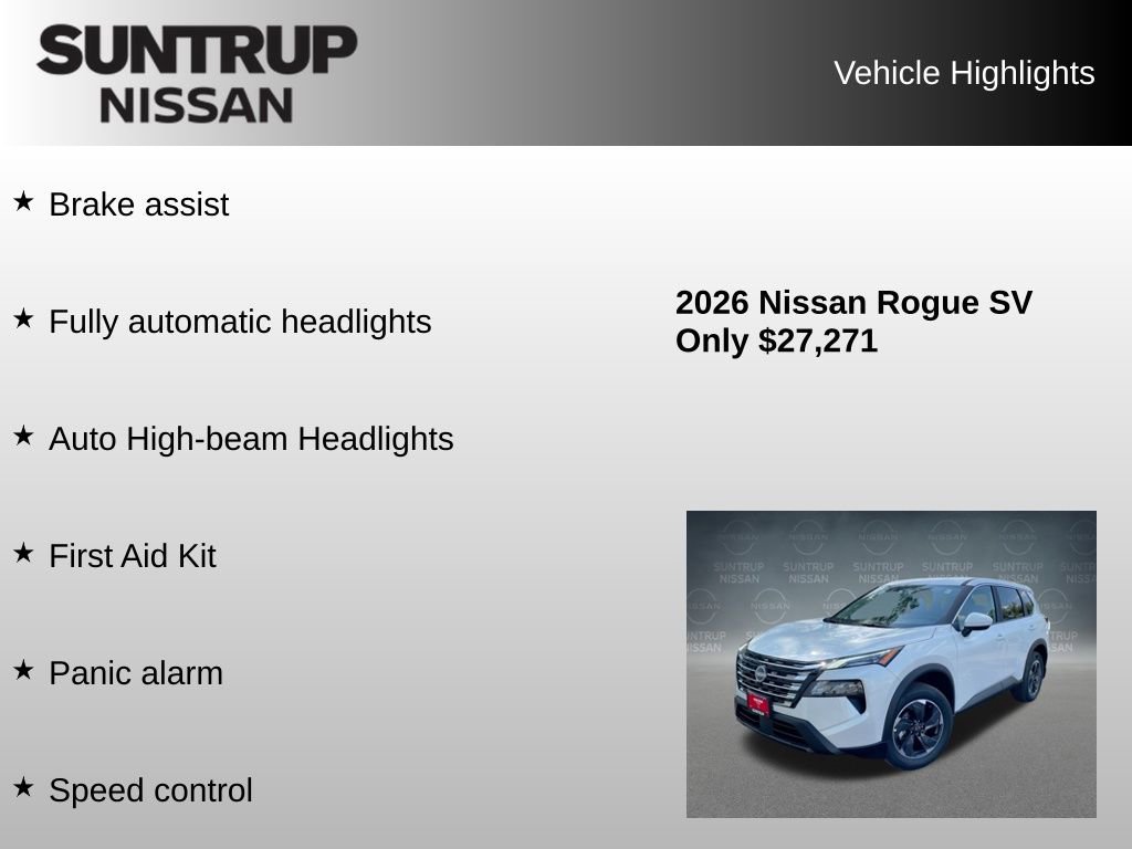 Used 2026 Nissan Rogue SV w/ Cold Weather Package FWD image 39