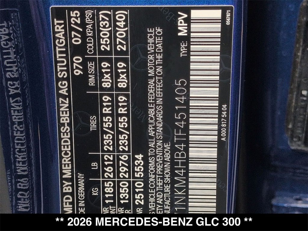 Certified 2026 Mercedes-Benz GLC 300 4MATIC image 32