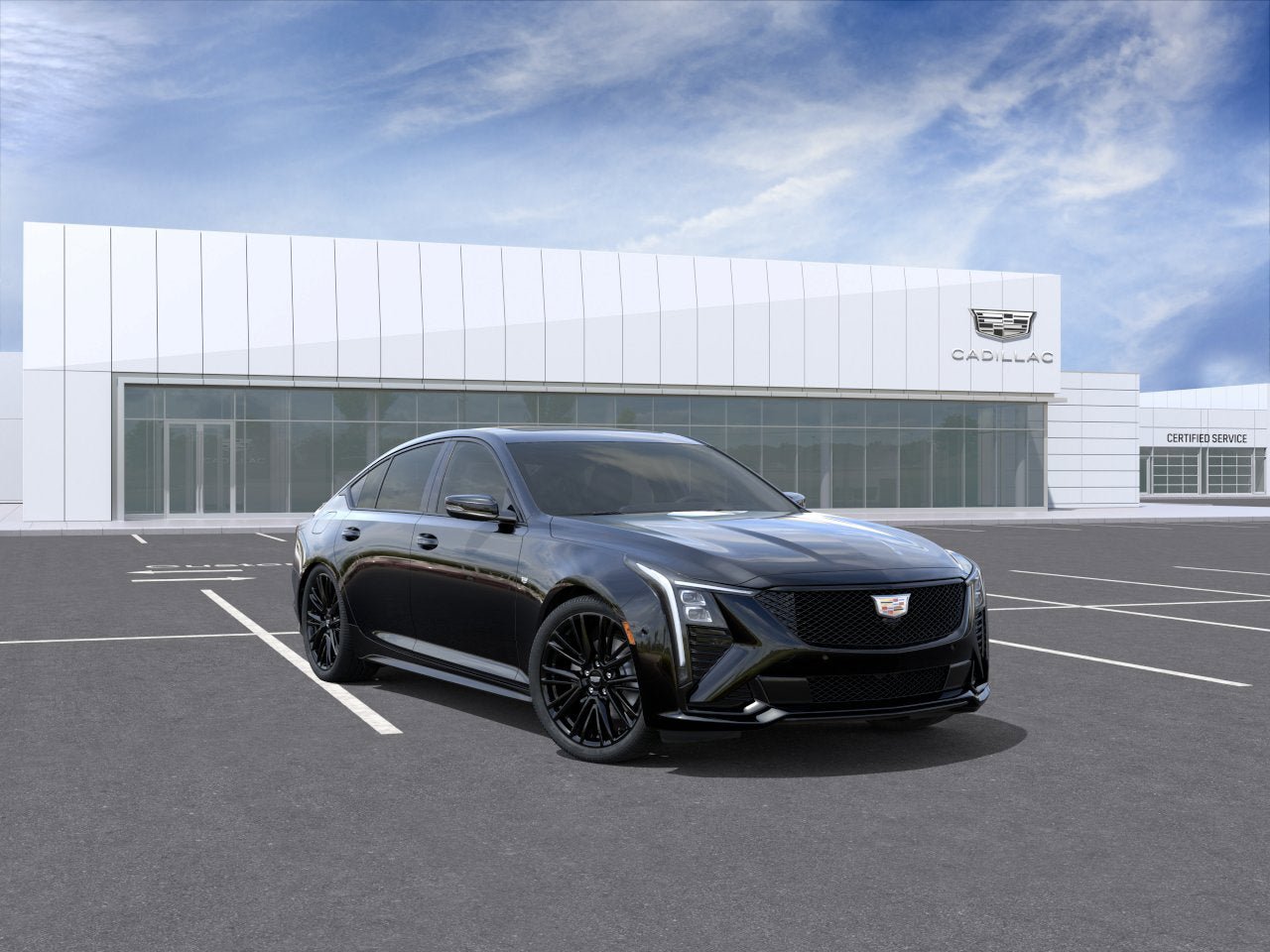 New 2026 Cadillac CT5 Sport w/ LPO, ONYX Package AWD/4WD image 1