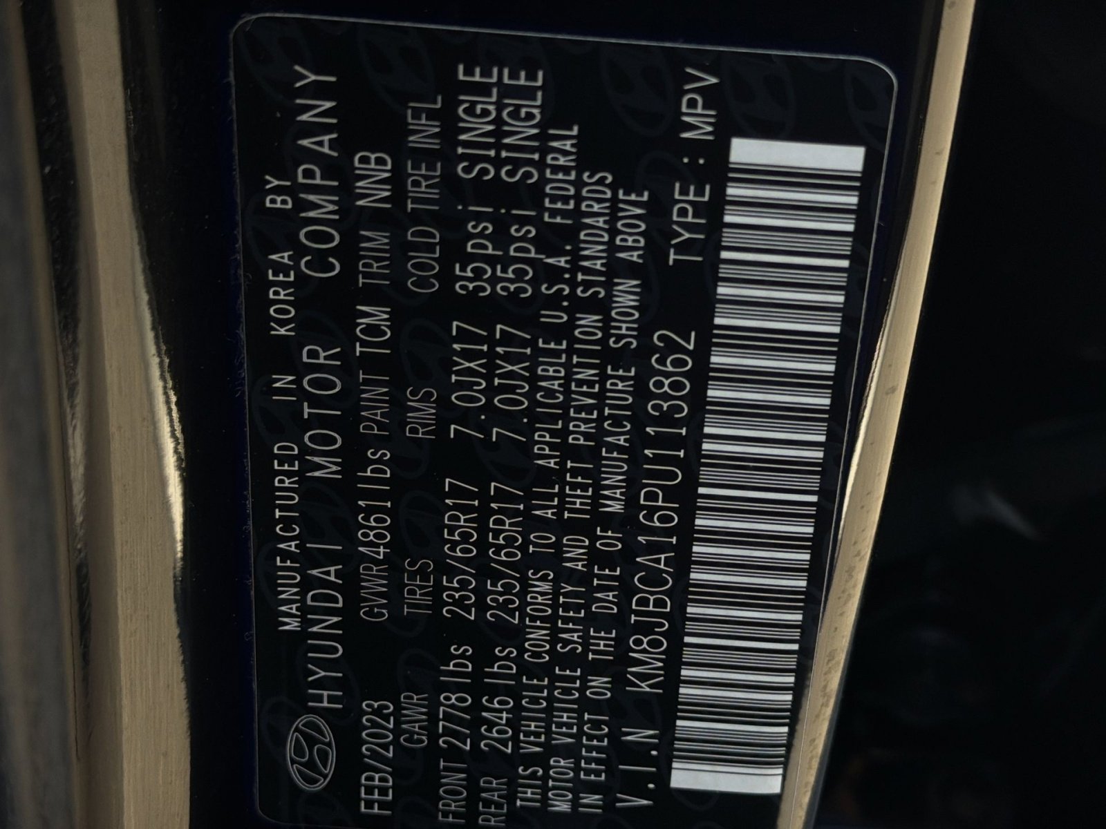 Used 2023 Hyundai Tucson Blue AWD/4WD image 31