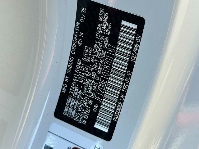 New 2026 Subaru BRZ Limited RWD image 33