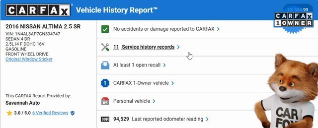 Used 2016 Nissan Altima 2.5 SR image 3