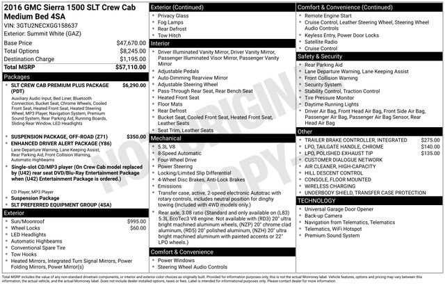 Used 2016 GMC Sierra 1500 SLT