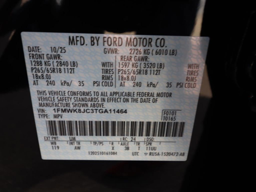 New 2026 Ford Explorer Tremor w/ Tremor Ultimate Package image 24