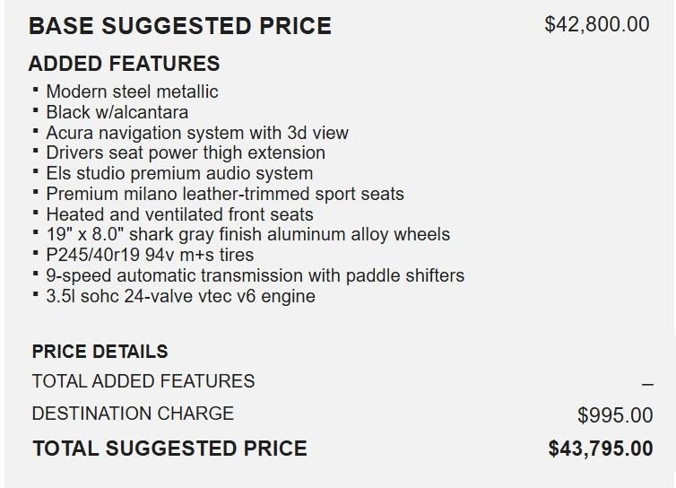 Used 2018 Acura TLX V6 w/ Technology & A-SPEC Pkg image 19