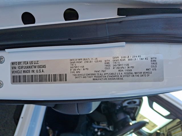 New 2026 Jeep Wrangler Sport image 20