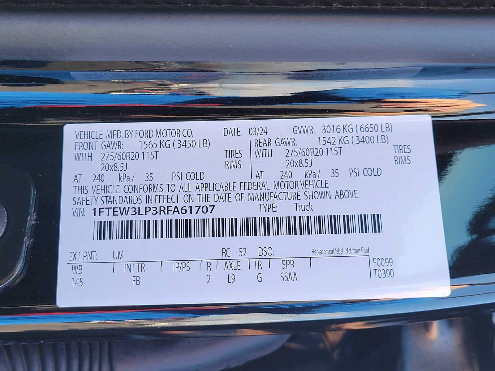 Used 2024 Ford F150 XLT w/ Equipment Group 302A MID image 16