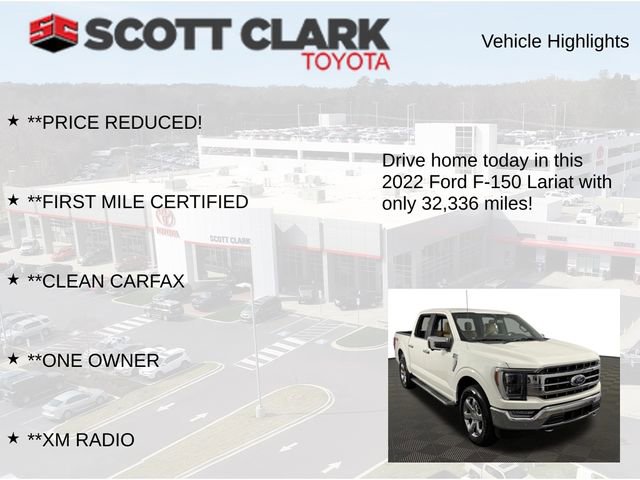 Used 2022 Ford F150 Lariat w/ Equipment Group 502A High AWD/4WD image 8
