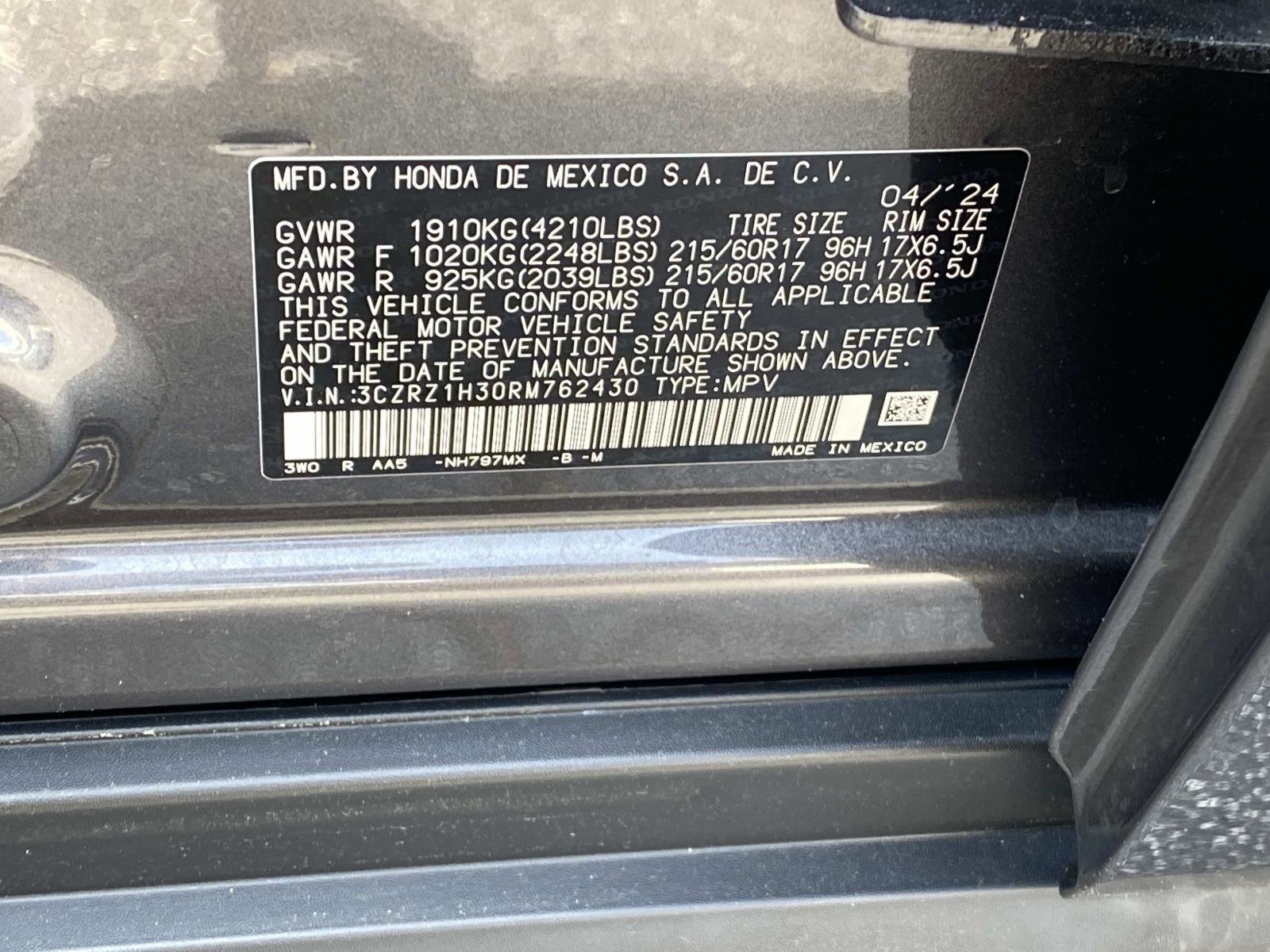 Used 2024 Honda HR-V LX image 22