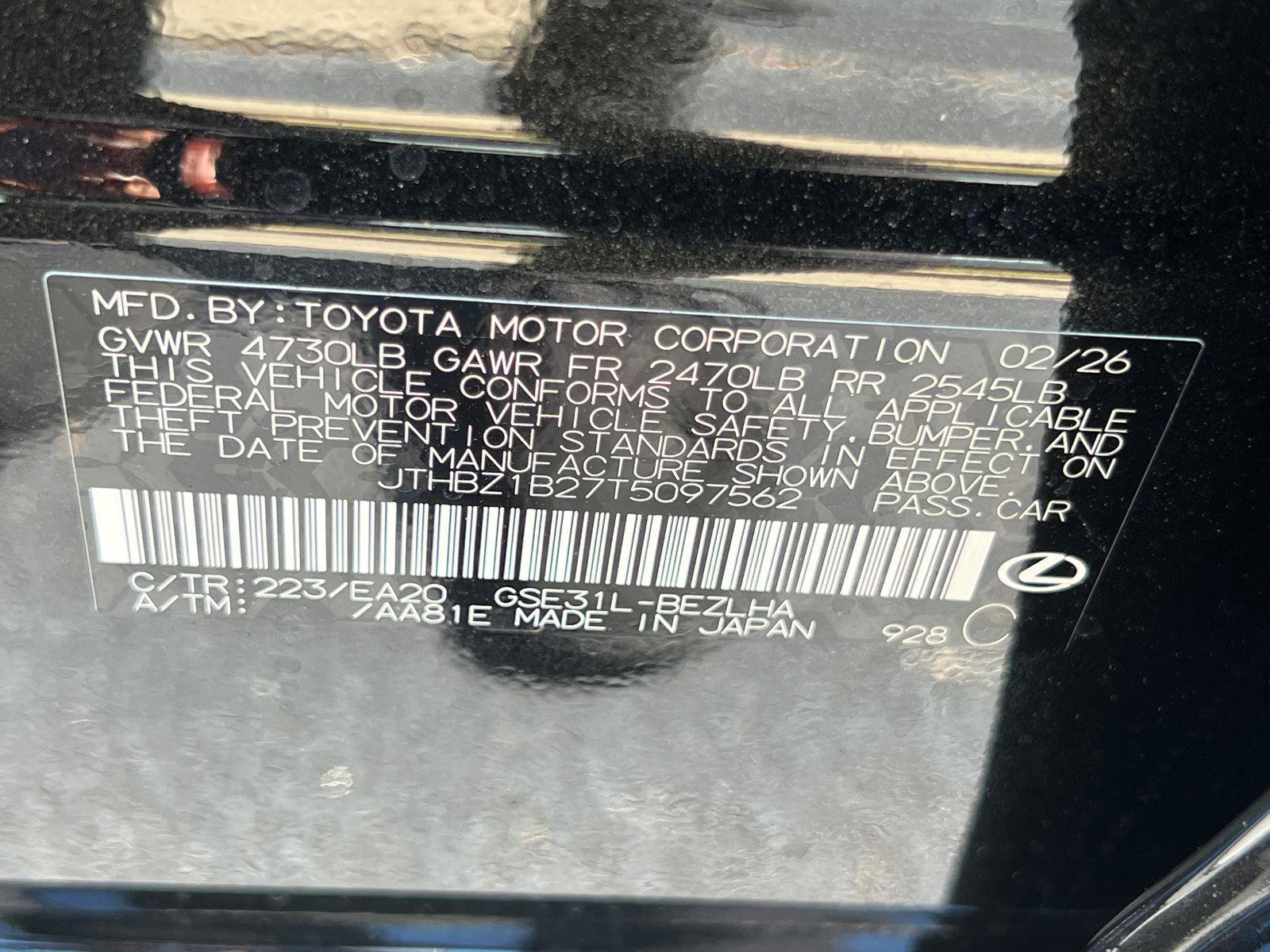 New 2026 Lexus IS 350 F Sport RWD image 25