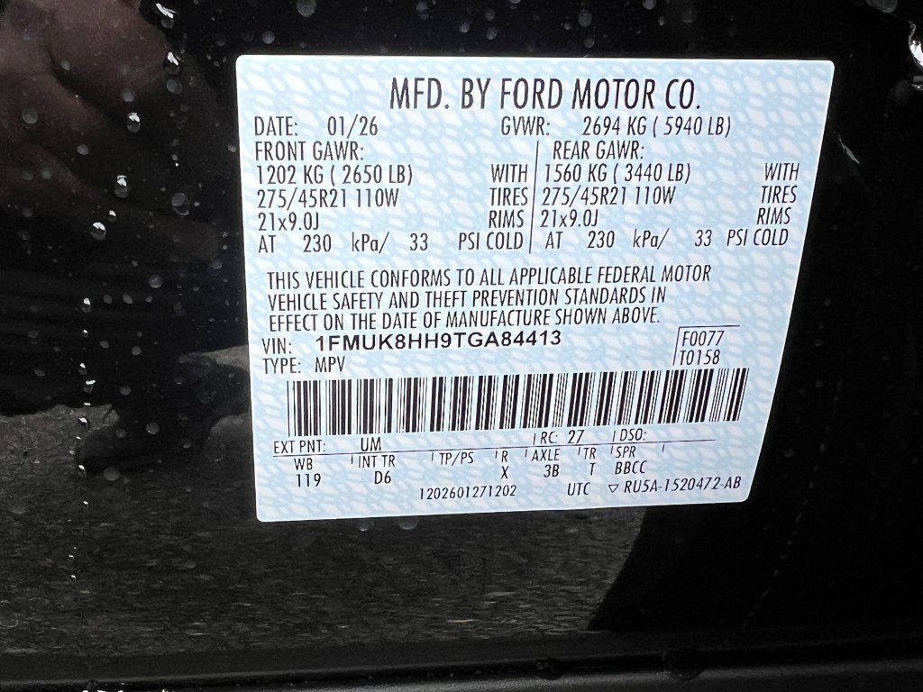 New 2026 Ford Explorer Platinum w/ LUX Leather Package AWD/4WD image 23