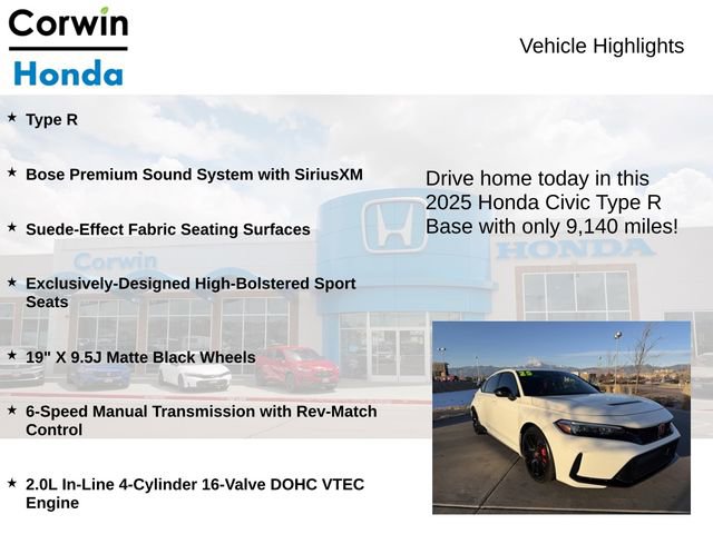Used 2025 Honda Civic Type R image 6