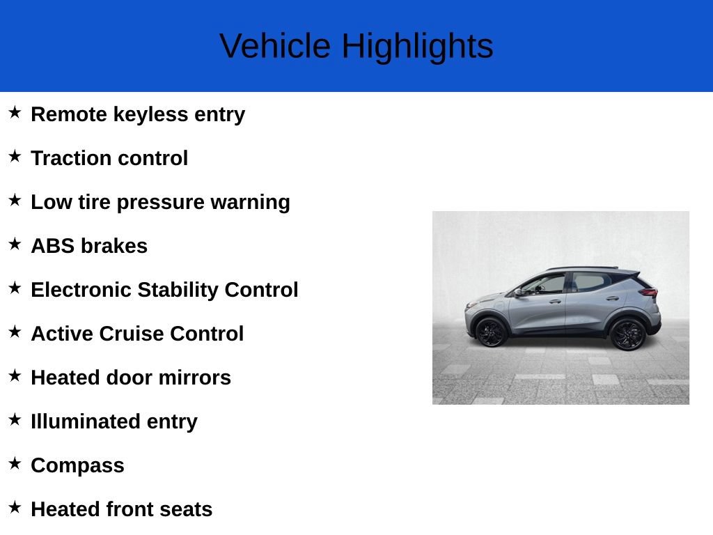 New 2027 Chevrolet Bolt RS FWD image 2