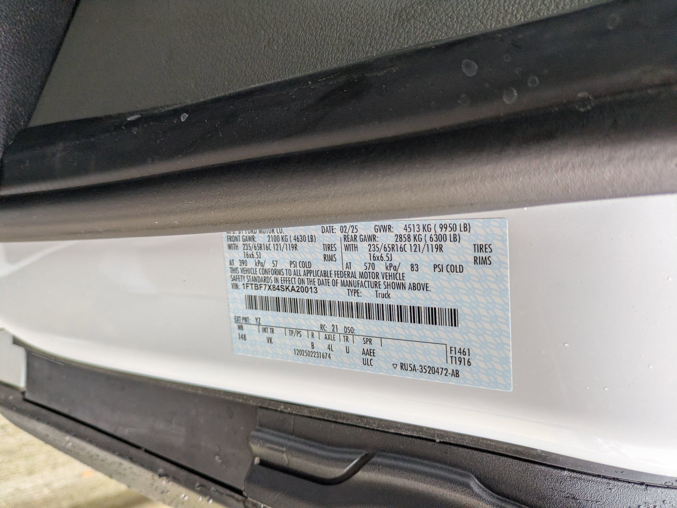 Certified 2025 Ford Transit 350 148 High Roof Extended image 34