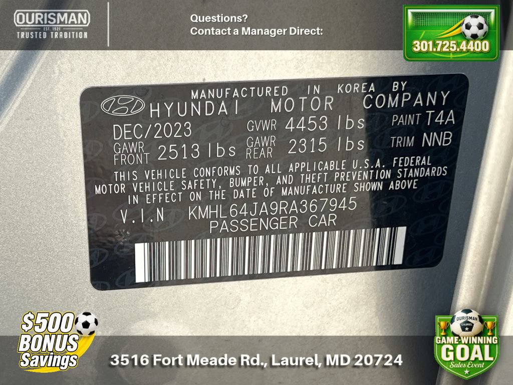 Used 2024 Hyundai Sonata SEL FWD image 29