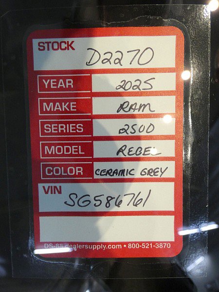 New 2025 RAM 2500 Rebel w/ Rebel Level 2 Equipment Group image 31