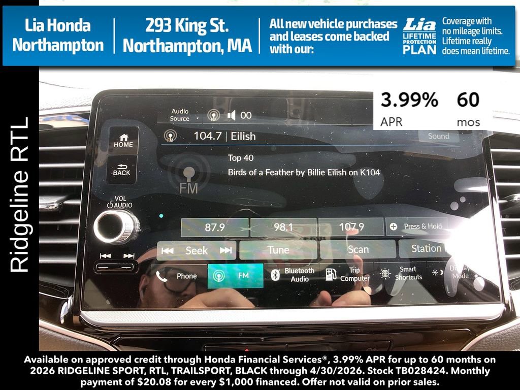 New 2026 Honda Ridgeline RTL image 18